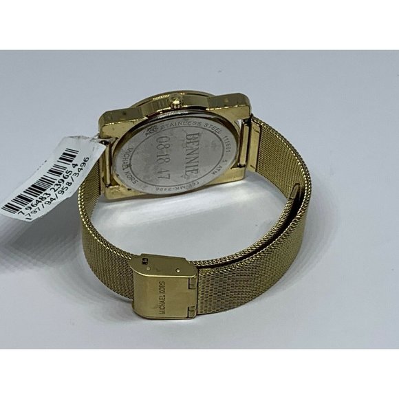 Michael Kors MK3496 Women Gold Stainless Steel Ana main image 4